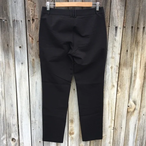 NWT Anine Bing Straight Leg Pant Cotton Stretch Black S - Picture 10 of 15